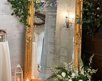 Elegant Personalized Event Seating Display