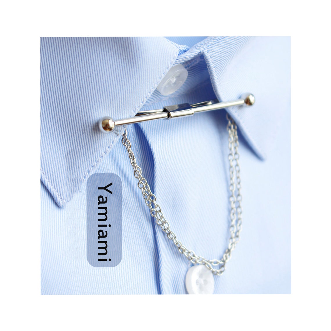 Tie Collar Bar Pin Set for Men Classic Collar Clip/Broch Pin Etsy