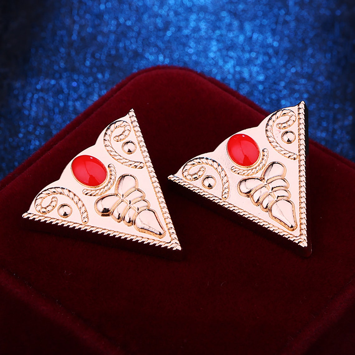 Vintage Triangle Collar Clip Shirt Collar Clip Personalized Etsy