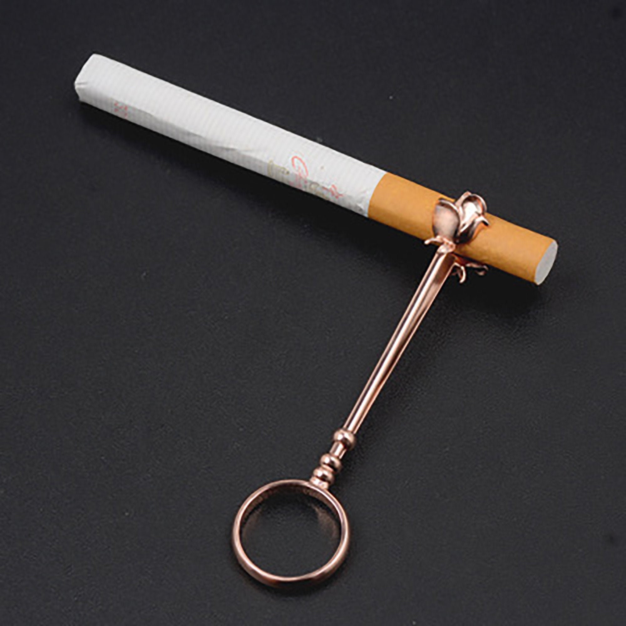 Rose Cigarette Holder Ring Cigarette Holder Ring Elegant Etsy