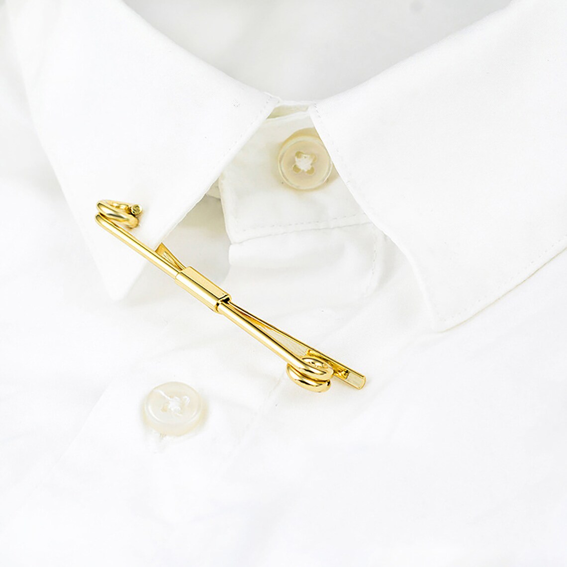 Tie Collar Bar Pin Noble Collar Bar Shirt Clip Men's | Etsy