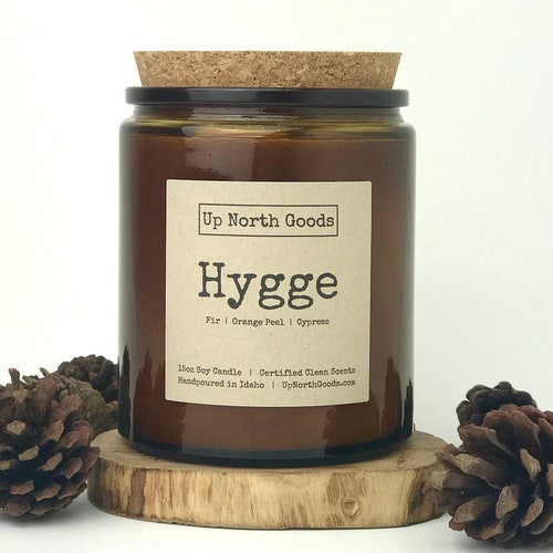 HYGGE 8 Oz Soy Candle Handpoured Candlefolk Etsy