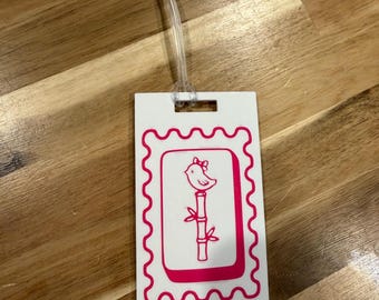 Custom Mahjong Luggage Tag!