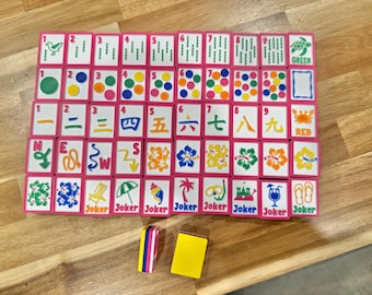Floating 3D Printed Travel Mahjong Tiles - Matches Sam’s Club Floating Mat!!