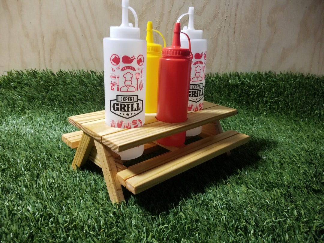 Picnic Table Condiment Holder Etsy