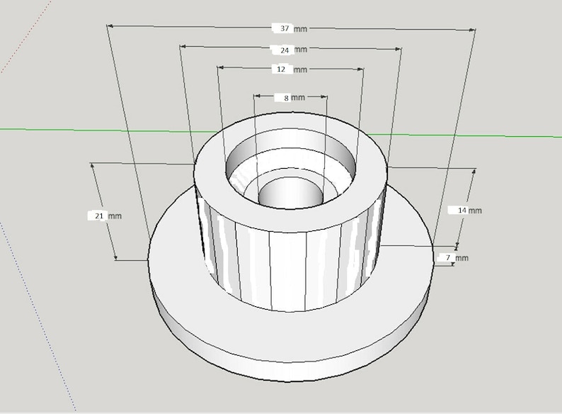 Two 2 FUTON FRAME Roller/slider/glider/dowel HARDWARE Part Etsy