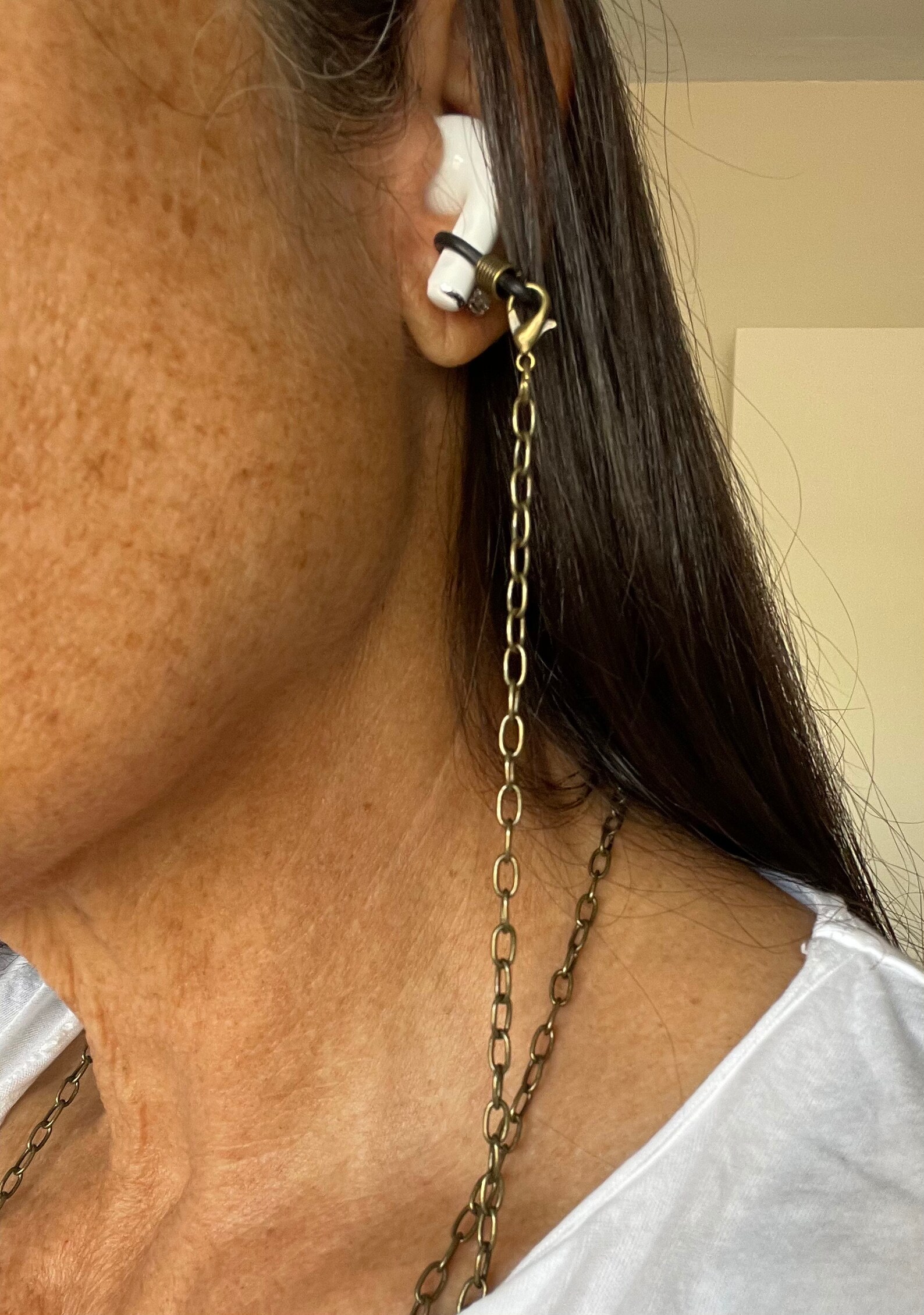 Airpod Chain Vintage Chain Airpods Holder Airpod Necklace Etsy