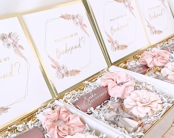 Bridesmaid Proposal Box | Personalized Gift Box | Bridesmaid Box | Bridesmaid Gift Box | Magnetic Luxury Gift Box | Bridesmaid Proposal Gift