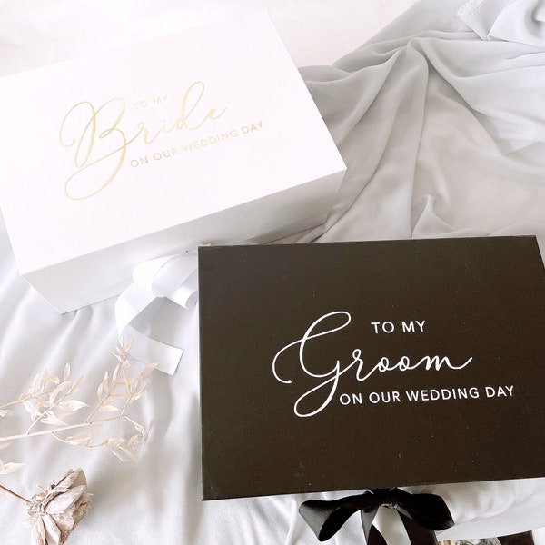 Bride Gift Box | Groom Gift Box | Wedding Day Gift | To My Bride Gift Box | To My Groom Gift Box | Wedding Gift Box | Gift for Bride Groom