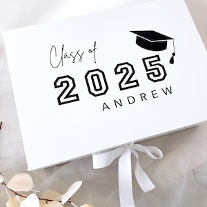 Coffret cadeau de remise des diplômes personnalisé, Boîte pour cartes de remise des diplômes, promotion 2025, Cadeau de remise des diplômes de doctorat, Cadeau personnalisé pour étudiant, Cadeau unique pour diplômé