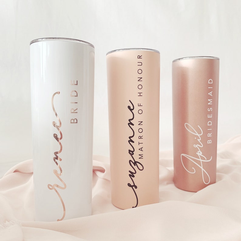 Personalized Skinny Tumblers Tumblers with Straw Skinny Etsy