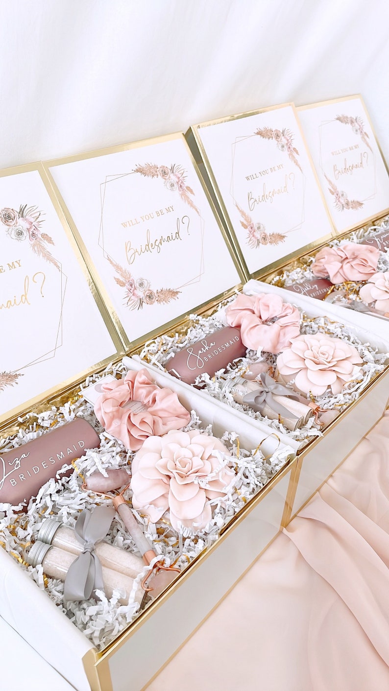 Bridesmaid Proposal Box Personalized Gift Box Bridesmaid - Etsy