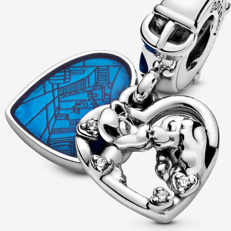 Pandora charmsDisney Lady and the Tramp Heart Dangle Etsy