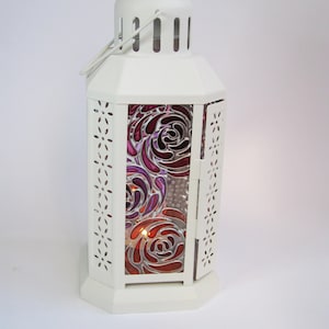 Lantern decor candle holder, fairy lights patio decor, lantern lamp