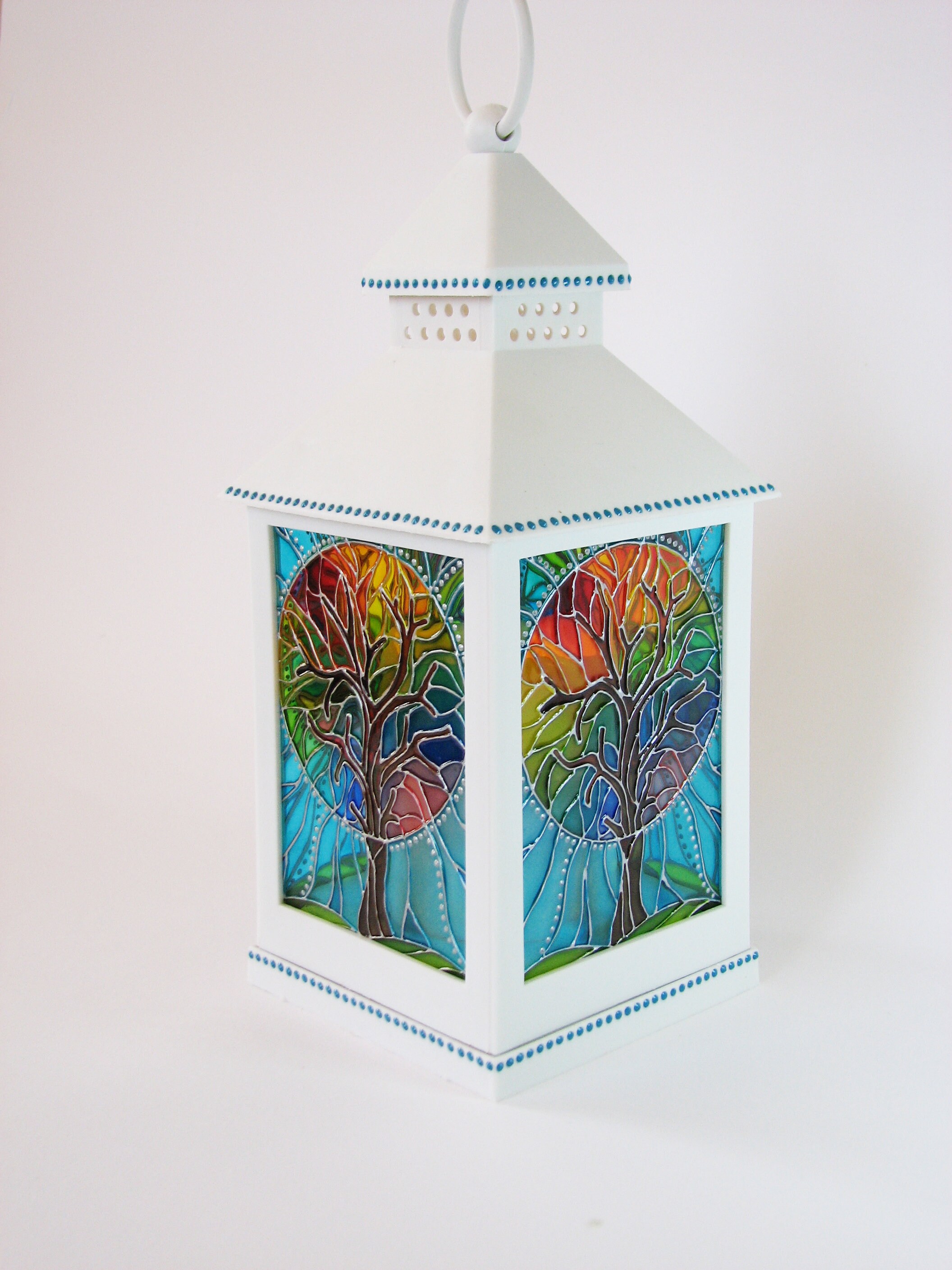 Fairy lights Lantern decor night lights led lamp rainbow Etsy