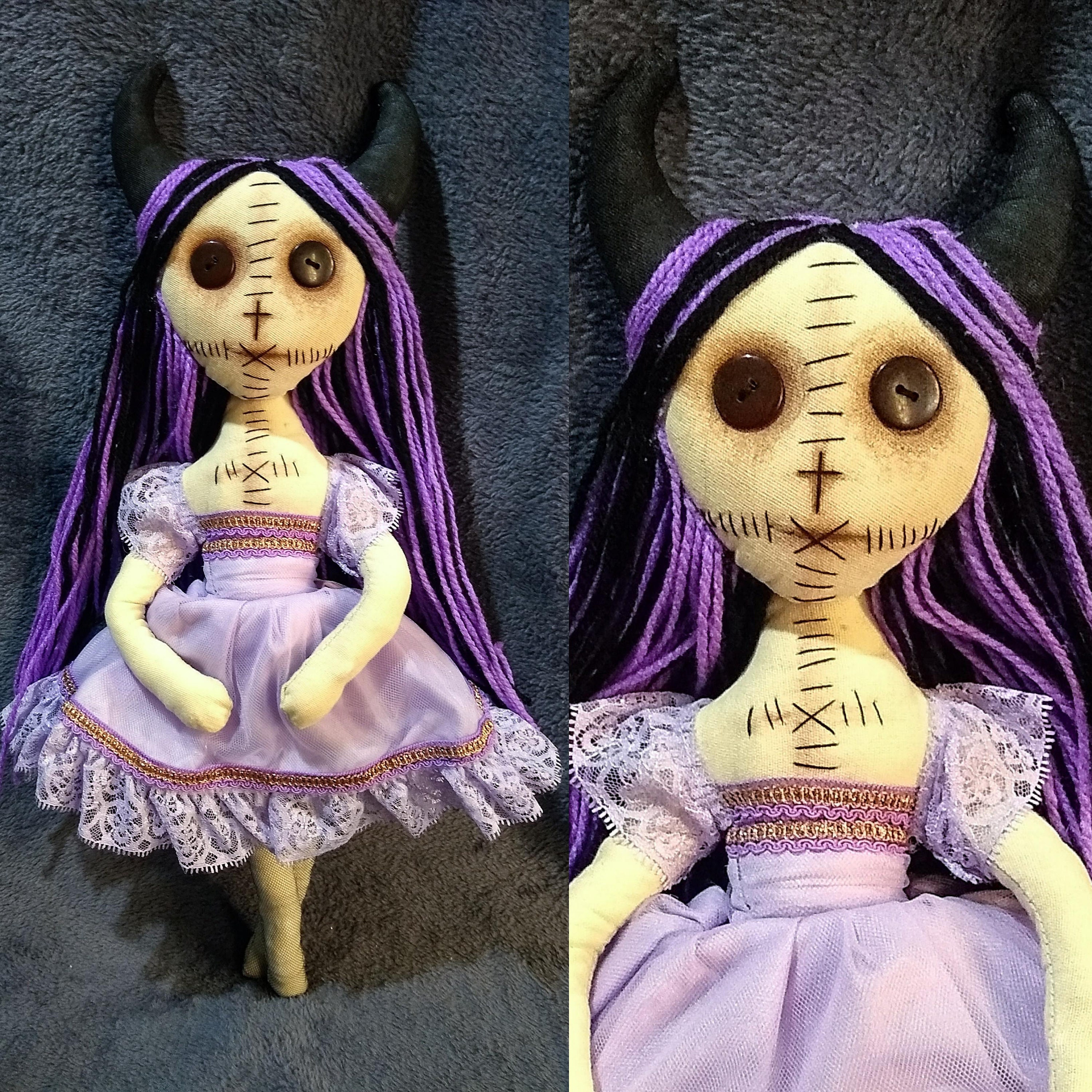 ゴシック布人形 / 怖い人形 / ゴシック布人形 / 不気味でかわいい