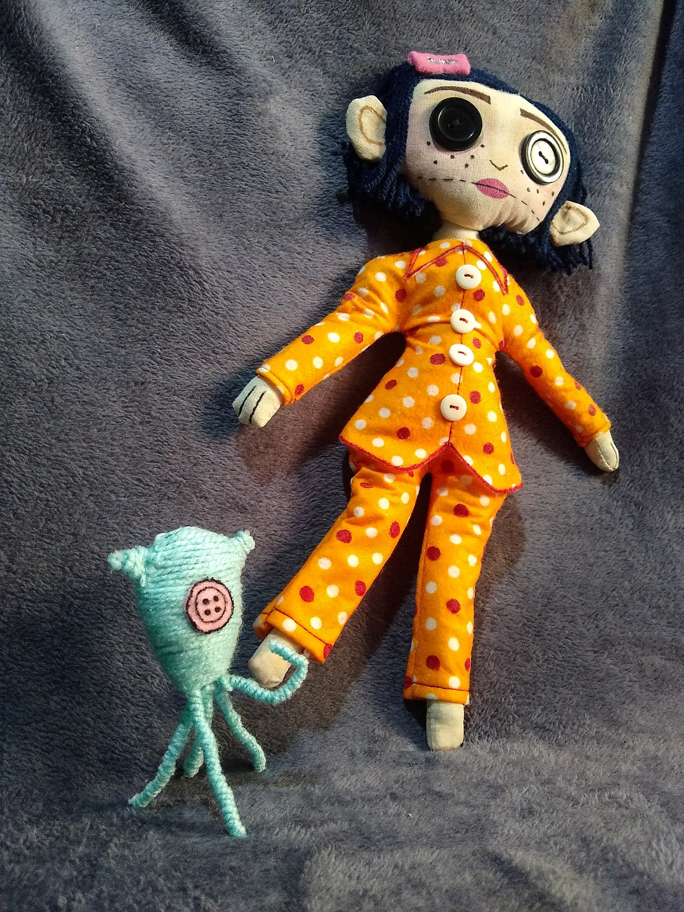 Cloth Doll Coraline Doll Coraline and the Secret Door Custom