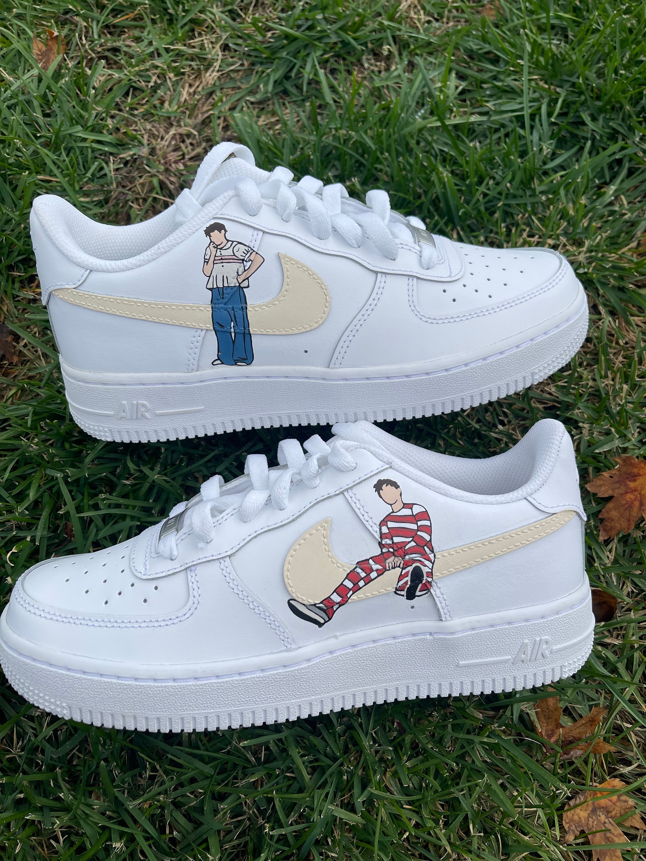 Harry Styles Shoes Harry's House Custom Af1s Hand - Etsy