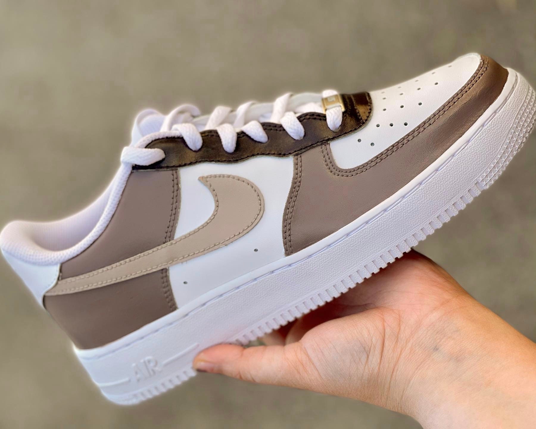 tan brown air force 1