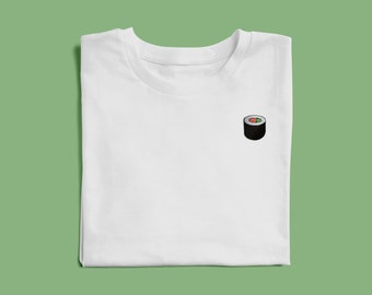 Embroidered Sushi Maki Shirt (Short-Sleeve Unisex T-Shirt)