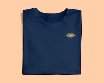 Embroidered Fischbrötchen T-shirt (Short-Sleeve Unisex T-Shirt)