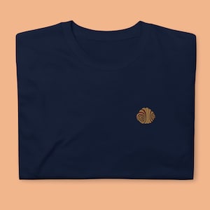 Embroidered Franzbrötchen T-shirt (Short-Sleeve Unisex T-Shirt)