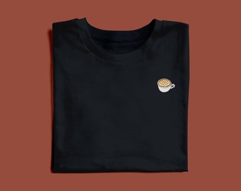 Embroidered Cappuccino T-Shirt