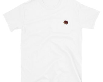 Embroidered Hedgehog- T-Shirt