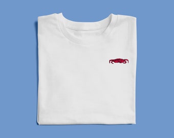 Embroidered Crab Short-Sleeve Unisex T-Shirt