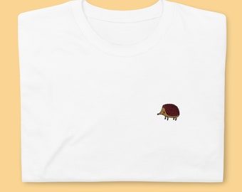 Embroidered Hedgehog- T-Shirt