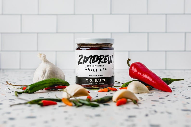 Zindrew Chili Crunchy Garlicky Chili Oil 8.12 FL Oz Etsy
