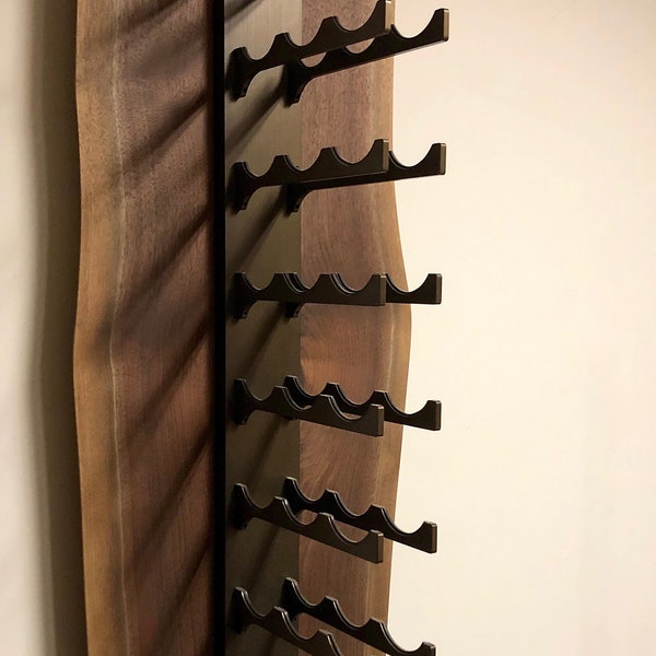 Wall Mount Wine Rack Etsy