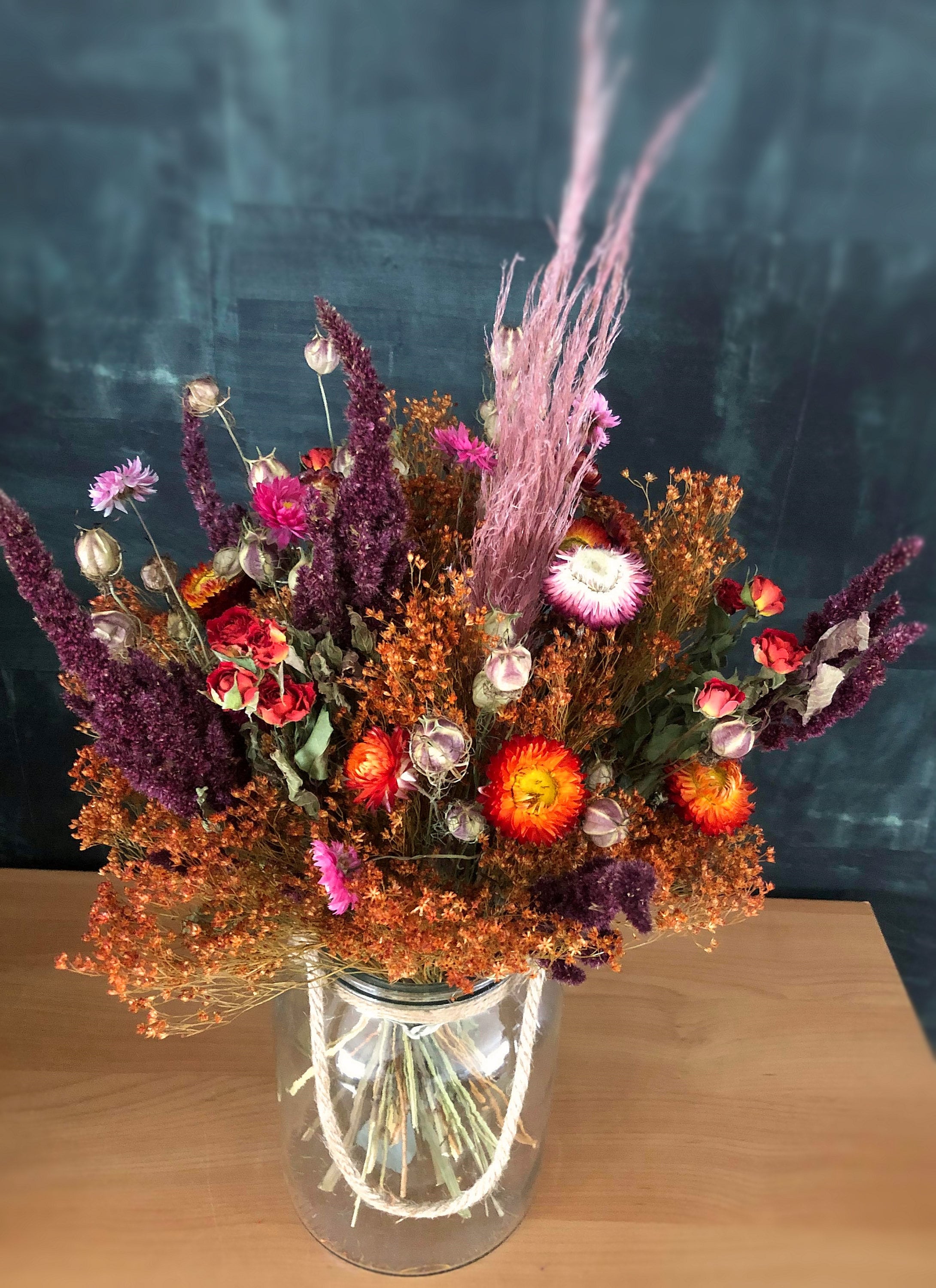 Dried flowers bouquet Classic dried flowers bouquet Etsy