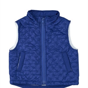 Royal blue bubble vest hotsell