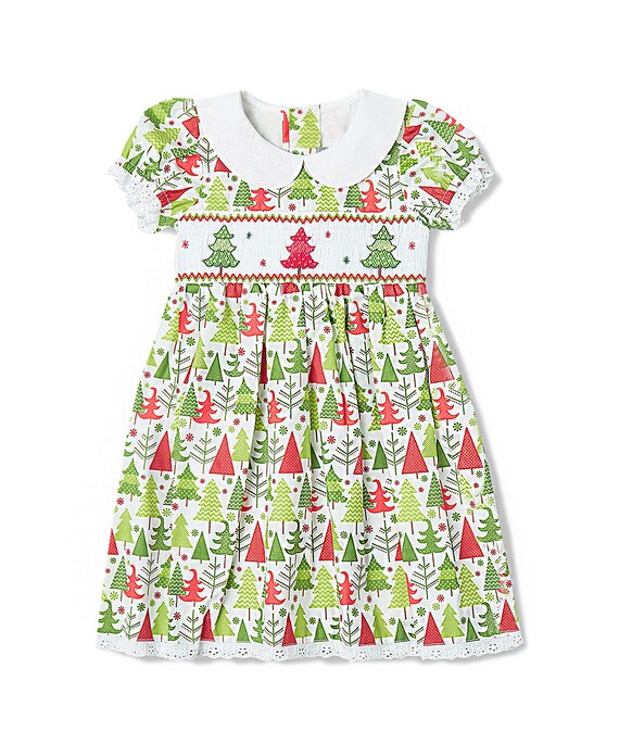Peter pan collar christmas dress Clearance