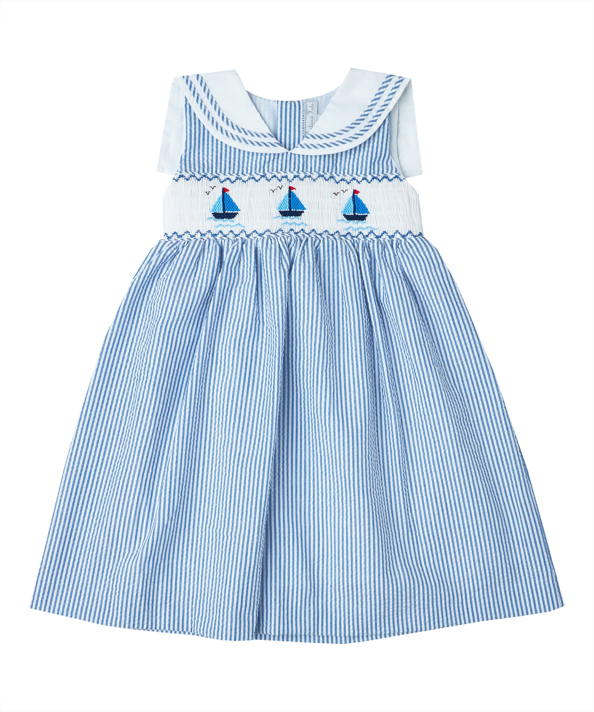 ワンピース andmary baby checked dress Counting Daisies Toddler Girl's Smocked Tank Summer Woven