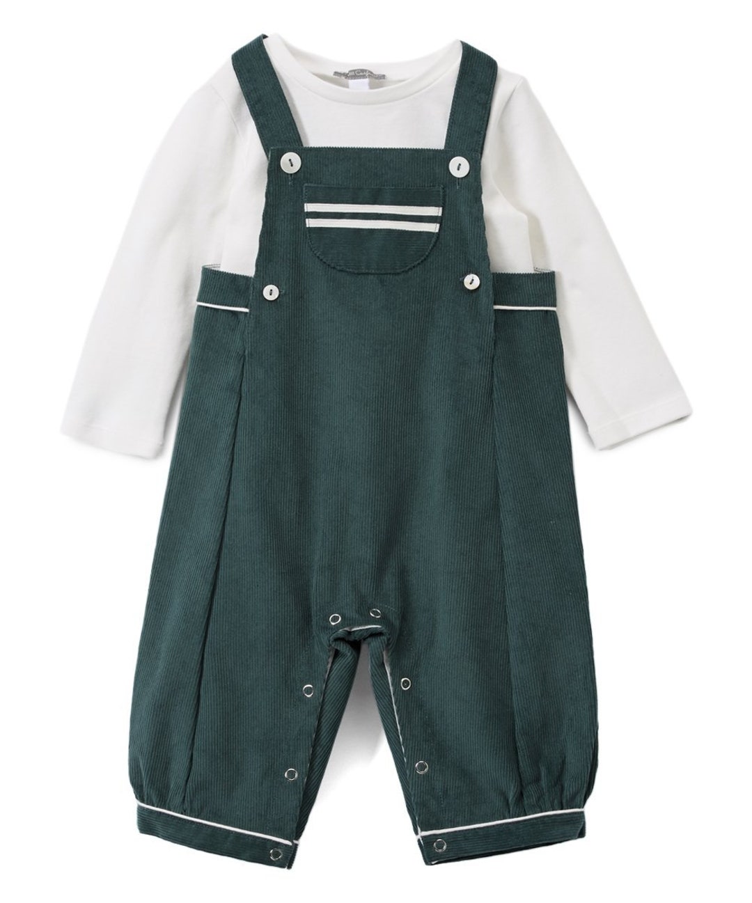 Green Corduroy Overalls & Tshirt Etsy
