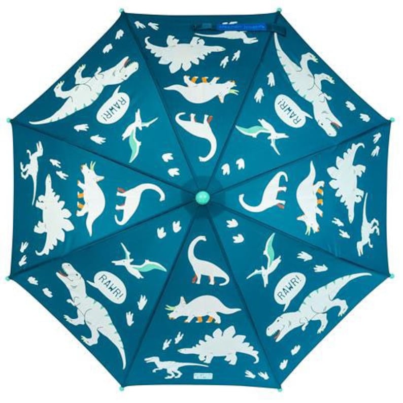 Kids Dinosaur Color Changing Dinosaur Umbrella Umbrella Etsy