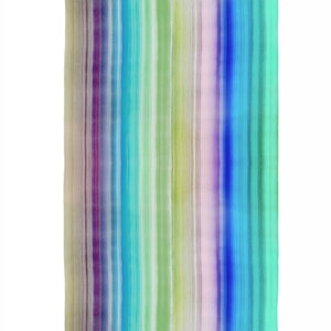 Borealis Stripe Wallpaper: Watercolor Rainbow, Removable Wall Decor
