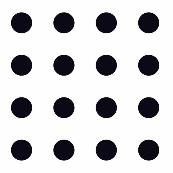 DOTS Wallpaper Blackall Colorsremovable Wall Decor Peel and Etsy