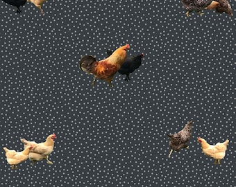 Chicken Wallpaper: Helen's Yard Farm Animal Decor (Pre-Pasted)