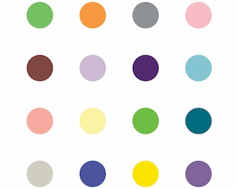 Colorful Dots Wallpaper: Removable Peel and Stick Wall Decor