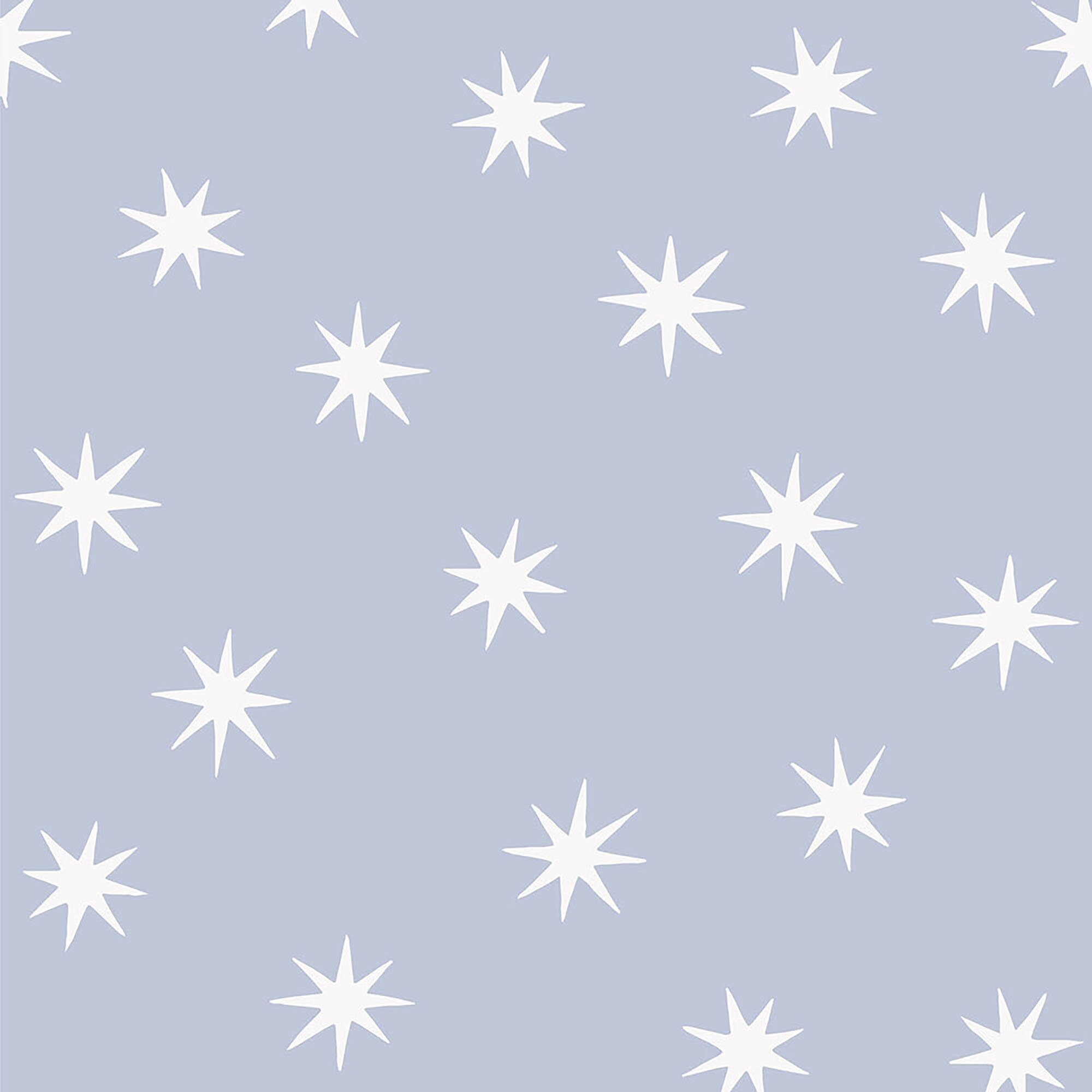 Blue And White Stars Wallpaper