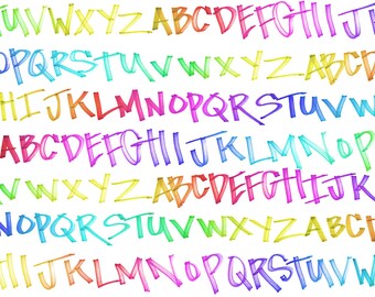 NYC Alphabet Wallpaper rainbow+all colors|removable wall decoration| peel and stick |pre pasted wallpaper |removable wallpaper