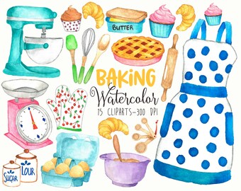 Cookbook Clipart Etsy
