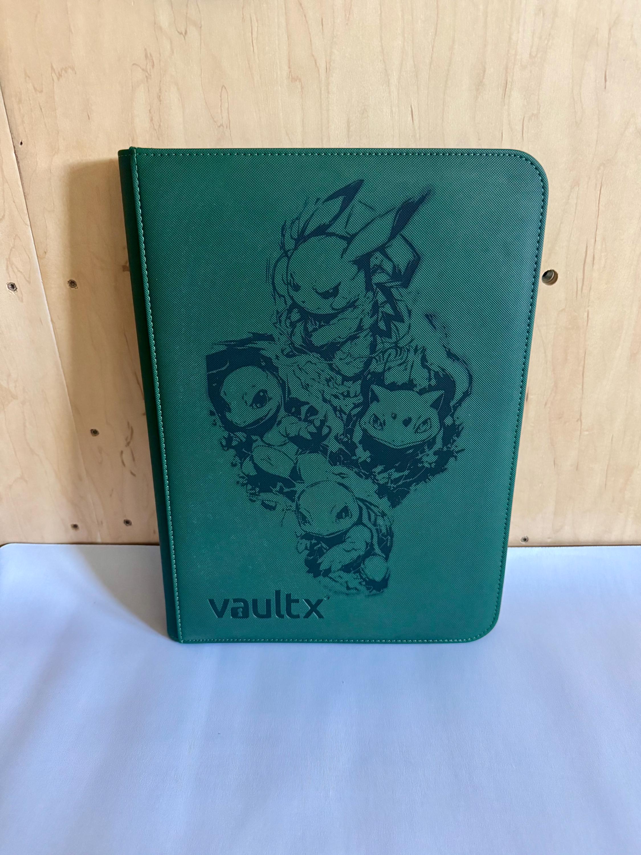 Custom Laser-engraved 4 Pocket Trading Card Binder for Collectible