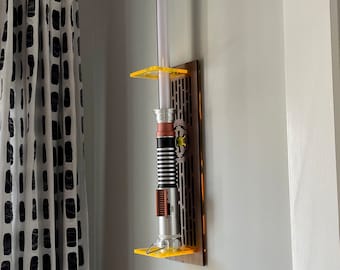 Personalized Acrylic/ Wood Lightsaber Stand Extended