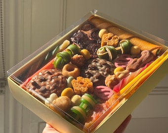 Dog Treat Hamper, Dog Birthday Gift Box, Puppy Party Present, Dog Celebration Natural Treats