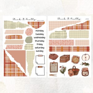 Apple Farm Journaling Planner Sticker Kit