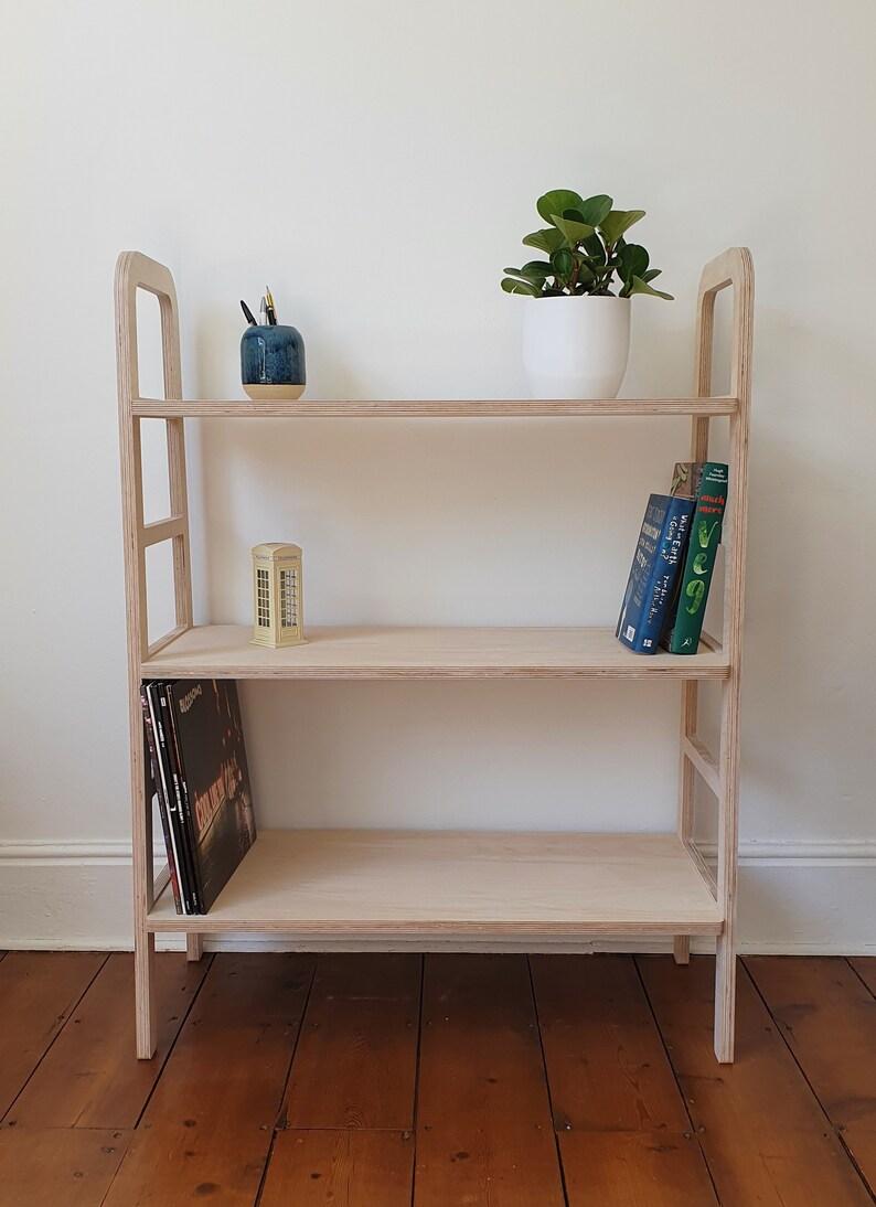 Birch Plywood Shelving Bookcase Etsy